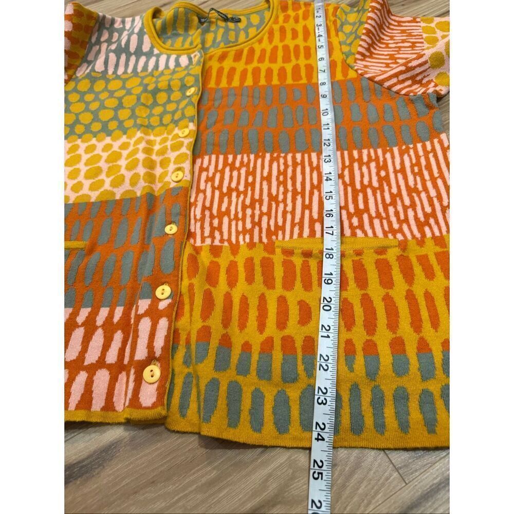 Gudrun Sjoden colorful cardigan size L - Picture 4 of 4
